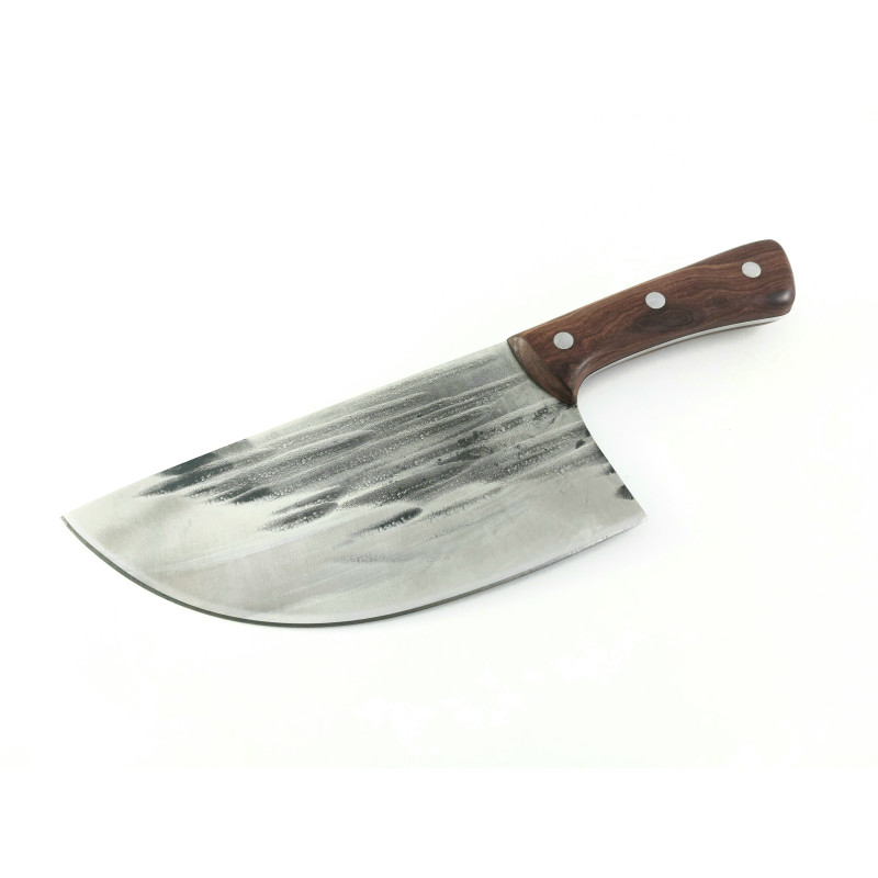 Кухненски голям масивен нож фултанг за нарязване на месо риба зеленчуци