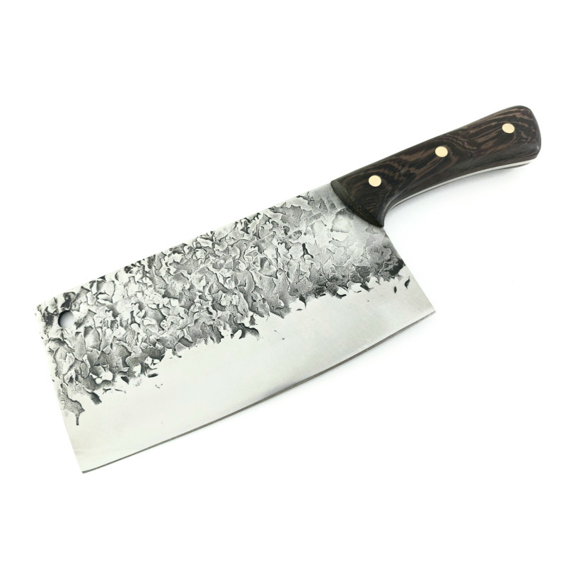 VipEver Full Tang Carbon Steel Handmade Chef Knife High Quality ръчно направен кухненски сатър