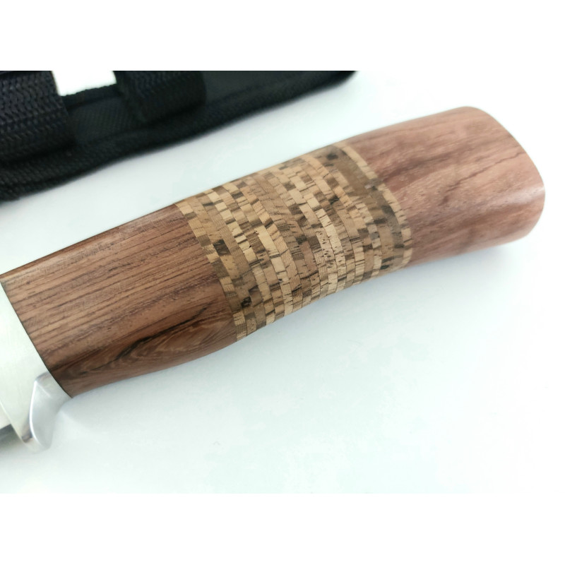 Ловен нож добре балансиран от закалена стомана 65х13 - Акула