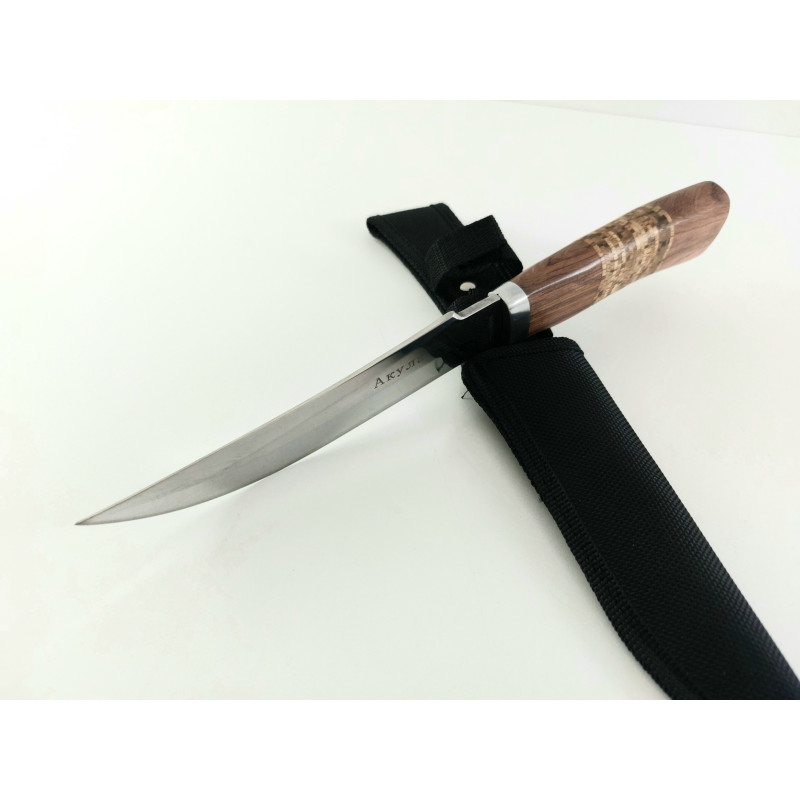 Ловен нож добре балансиран от закалена стомана 65х13 - Акула