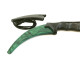 Green SKIN - Кarambit - карамбит - нож за тренировка - начинаещи - незаточен