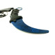 Кarambit - карамбит - нож за тренировка - начинаещи - незаточен -турско син цвят