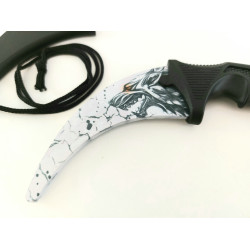 Wolf - Вълк - Кarambit - карамбит - нож за тренировка - начинаещи - незаточен 