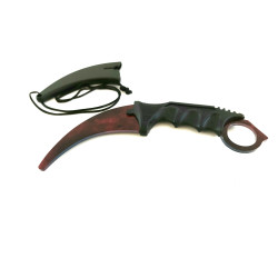 Бордо  - Кarambit - карамбит - нож за тренировка - начинаещи - незаточен