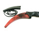 Galaxy Red Color- Кarambit - карамбит - нож за тренировка - начинаещи - незаточен