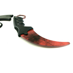 Galaxy Red Color- Кarambit - карамбит - нож за тренировка - начинаещи - незаточен