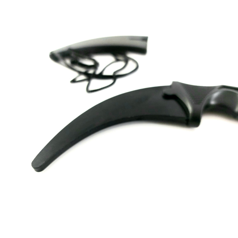 Black SKIN  - Кarambit - карамбит - нож за тренировка - начинаещи - незаточен