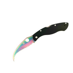 Сгъваем джобен нож с назъбено острие - Rainbow Сгъваем джобен нож с назъбено острие - Rainbow