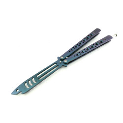 Вutterfly knife акула Shark нож пеперуда незаточен тренировъчен електриково зелено