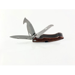 Нож Xing wen сгъваем джобен комбиниран 3 в 1,чирени от дърво Нож Xing wen сгъваем джобен комбиниран 3 в 1,чирени от дърво