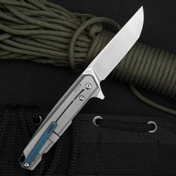 Автоматичен сгъваем нож - Titanium Alloy - острие стомана M390