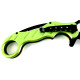 MTECH USA BALLISTIC MT-A863 - фосфорно зелен сгъваем автоматичен нож бокс