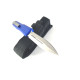 Автоматичен сгъваем нож кама двуостра с клипс Blue color OTF Reelectra