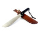 Мачете нож голям фултанг с кожена кания - Knives KSA 2020