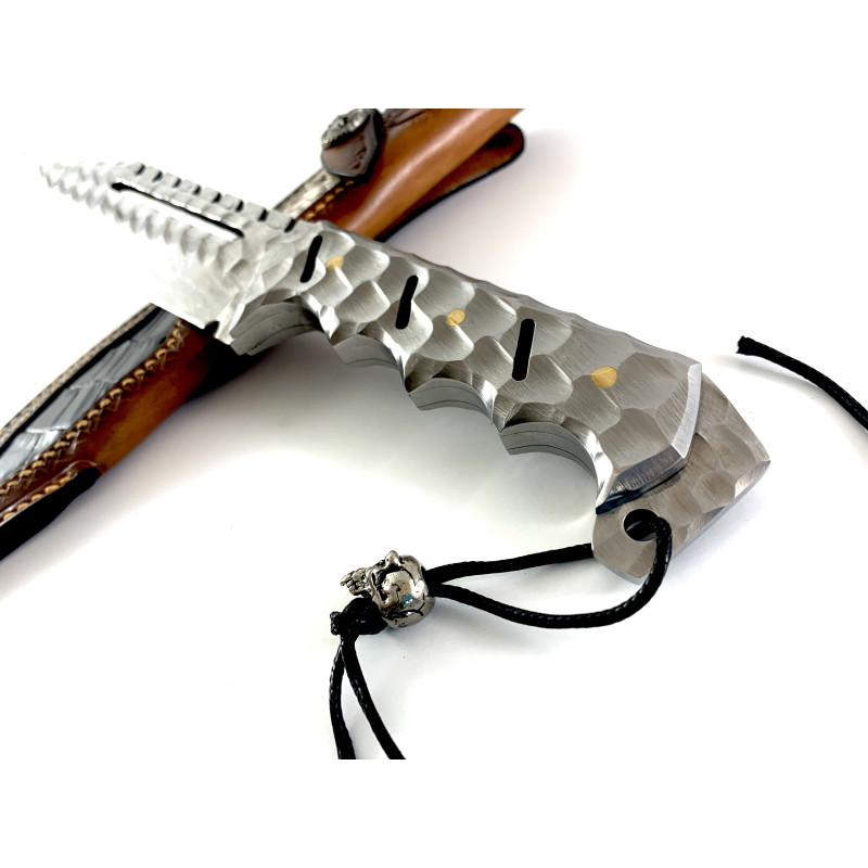 Military Ловен нож фултанг изцяло метален D2 steel - Knife Bangdeer