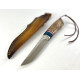 Ловен нож от дамаска японска стомана,модел финка