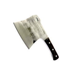 Масивен кован кухнески сатър фултанг от ресорна стомана - Тегло 1000 гр.