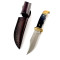 Ловен нож масивен Black wood фултанг DC53 steel Bowie - Knives