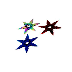 Кунай  шурикени различни цветове  добре балансирани с калъф за колан