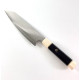 Професионален кухненски нож Santoku DAMASK - W006 полирана дръжка от дърво и смола