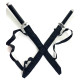 Двойни черни нинджа мечове, комплект от два