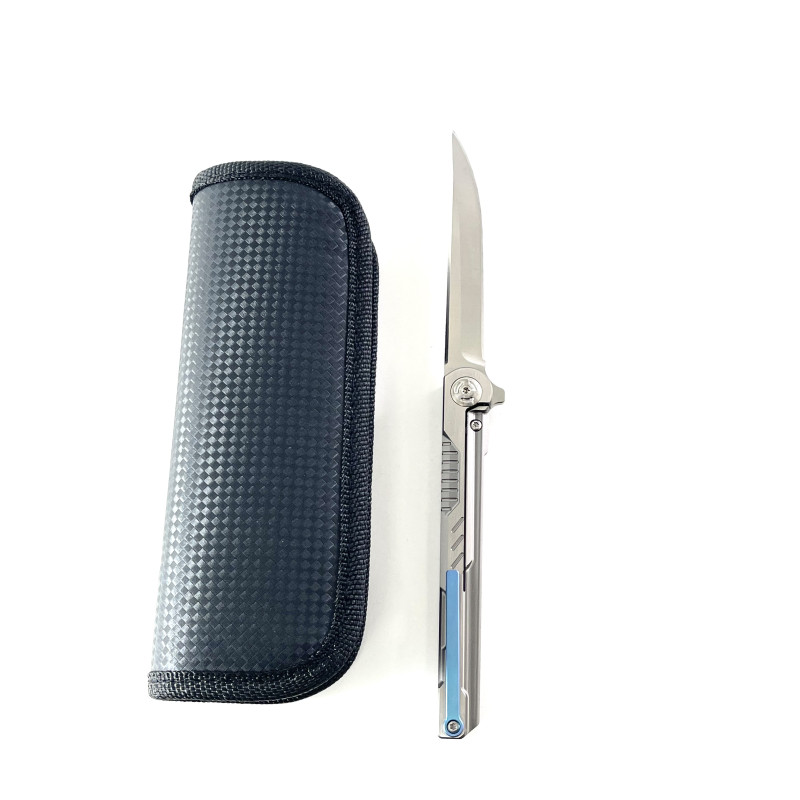 Flipper M390 Blade Titanium Handle сгъваем автоматичен нож