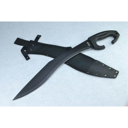 Масивно черно мачете/кукри спартански модел Масивно черно мачете/кукри спартански модел