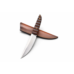 Ловен нож от цяло парче стомана фултанг D2 steel