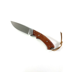 Ловен нож от цяло парче стомана фултанг с метален гард D2 steel