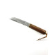Ръчно направен ловен нож от дамаска японска стомана и камилска кост
