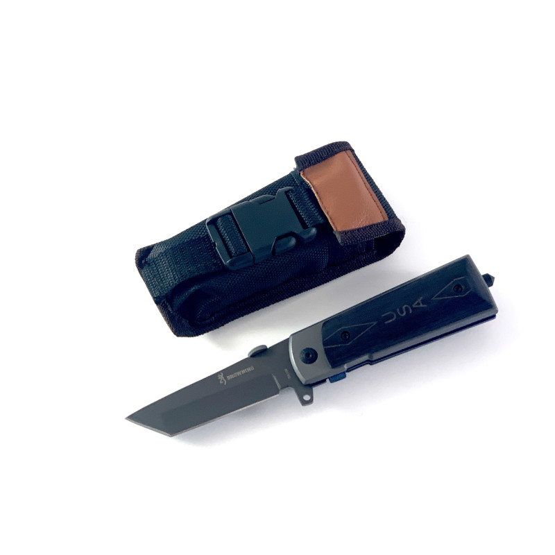 Browning DA108 - Сгъваем автоматичен нож с иноксово покритие и танто острие