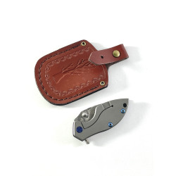 Сгъваемо малко автоматично джобно ножче от японска дамаска стомана VipEver 10