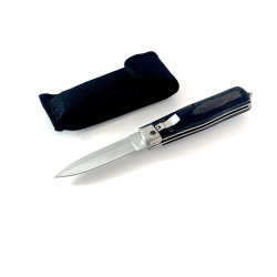 Сгъваем автоматичен масивен джобен нож тип кама FB1319