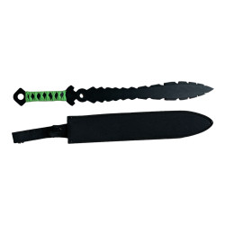 Меч с назъбено острие Zombie Apocalypse killer Green Handle
