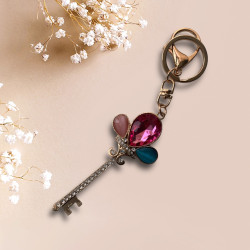 Дамски ключодържател Ключ с камъни