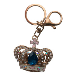 Дамски ключодържател Корона с камъни