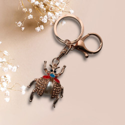Дамски ключодържател Калинка с камъни