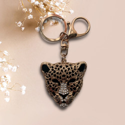 Дамски ключодържател Тигър с камъни