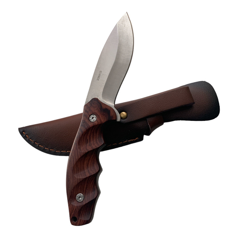 Ловен нож с кожен калъф фултанг Puma Knives TC310