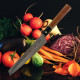 Кован кухненски нож за рязане на месо и зеленчуци Сантоку