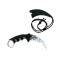 Нож Wolf Вълк Karambit, нож с фиксирано острие незаточен за колекция CS-GO