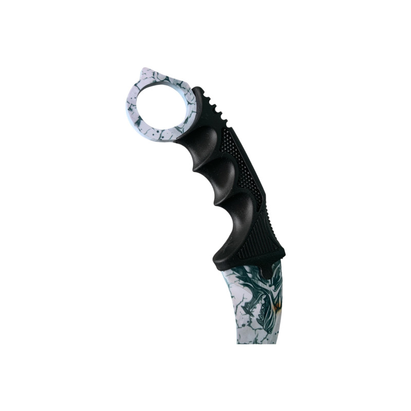 Нож Wolf Вълк Karambit, нож с фиксирано острие незаточен за колекция CS-GO