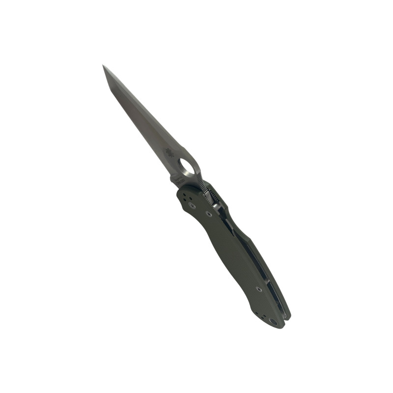 Сгъваем нож Зелена G10 дръжка  танто острие модел Paramilitary