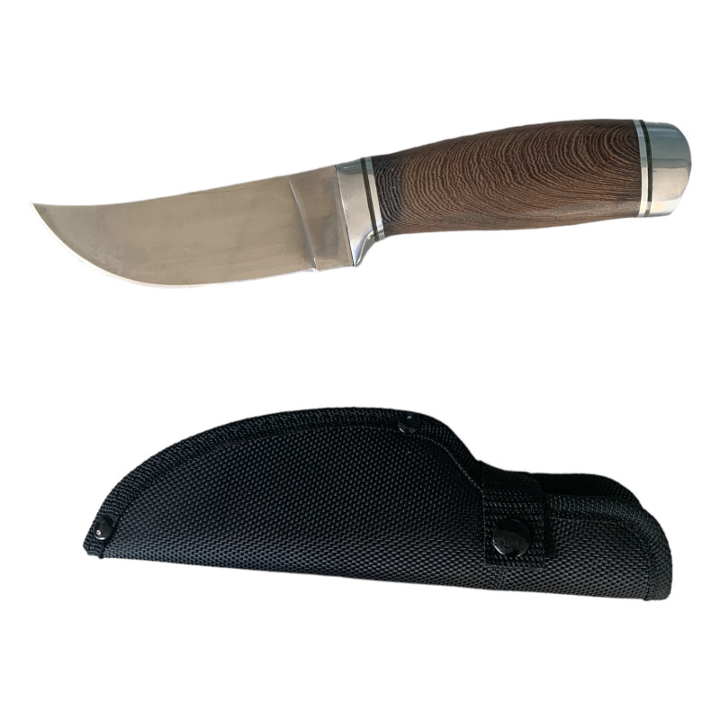 Компактен и удобен: Малък нож с извито острие, идеален за дране, модел FB251