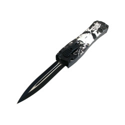 Автоматичен сгъваем нож OTF model Black Skull