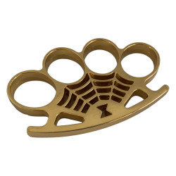 Масивен тежък метален бокс златист цвят ,форма на паяжина Масивен тежък метален бокс златист цвят ,форма на паяжина