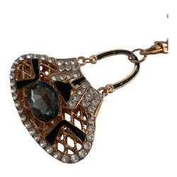 Дамски ключодържател Елегантна чанта  с кристали