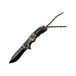 Универсална мощ Автоматичен сгъваем нож с паракорд на дръжката