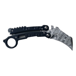 Tactical Karambit Folding Knife нож карамбит острие в стил Дамаск Tactical Karambit Folding Knife нож карамбит острие в стил Дамаск