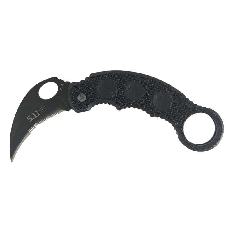 Сгъваем нож Орлов нокът KARAMBIT X14 BLACK